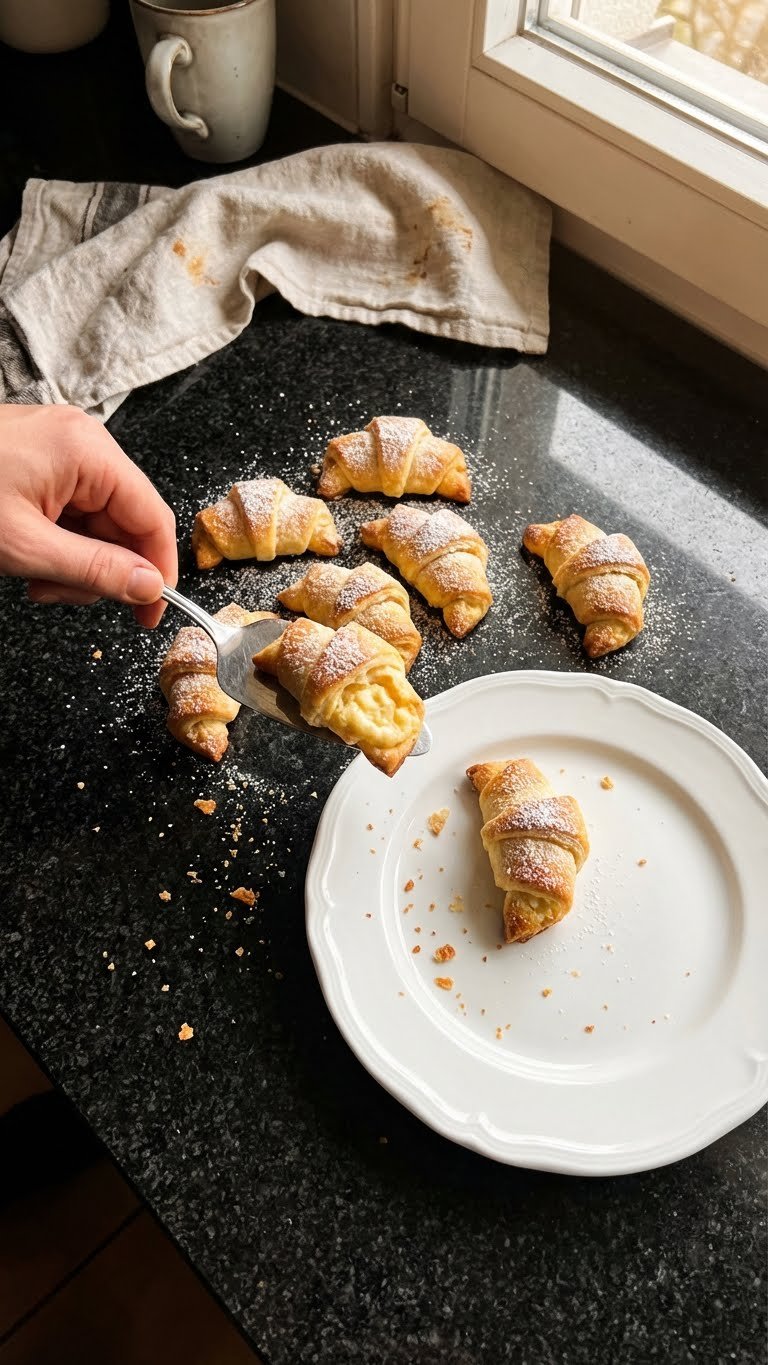 Käsekuchen Überraschungs Mini Hörnchen