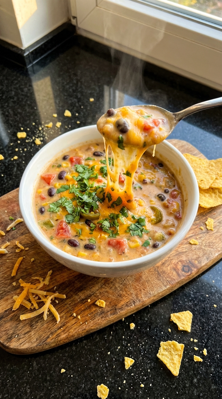 Voll Beladene Nacho Suppe​
