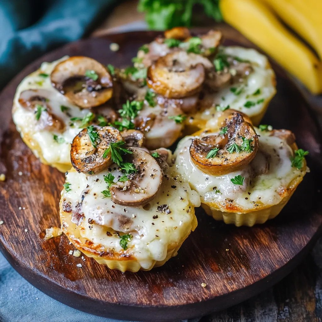 Raclette Zutaten in der Muffinform