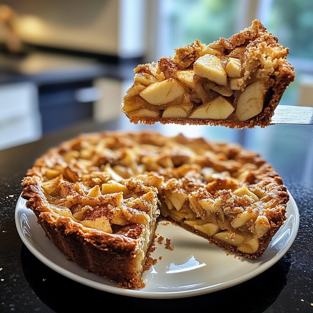 Saisonal-Festlicher Bratapfelkuchen mit Marzipan