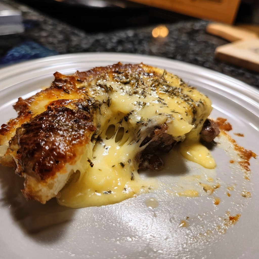 Raclette mit Rinderfilet-Streifen und Kräuterbutter​