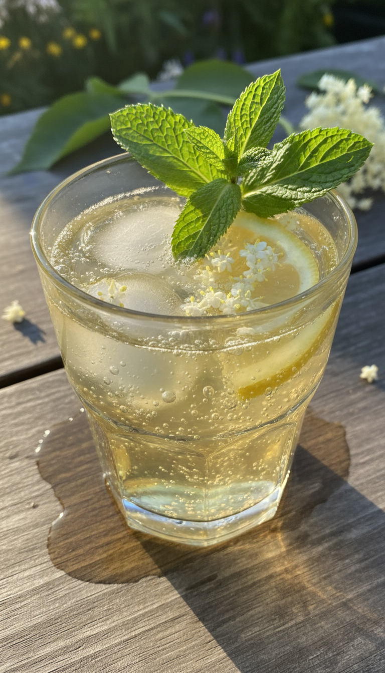 Holunderblüten Spritz