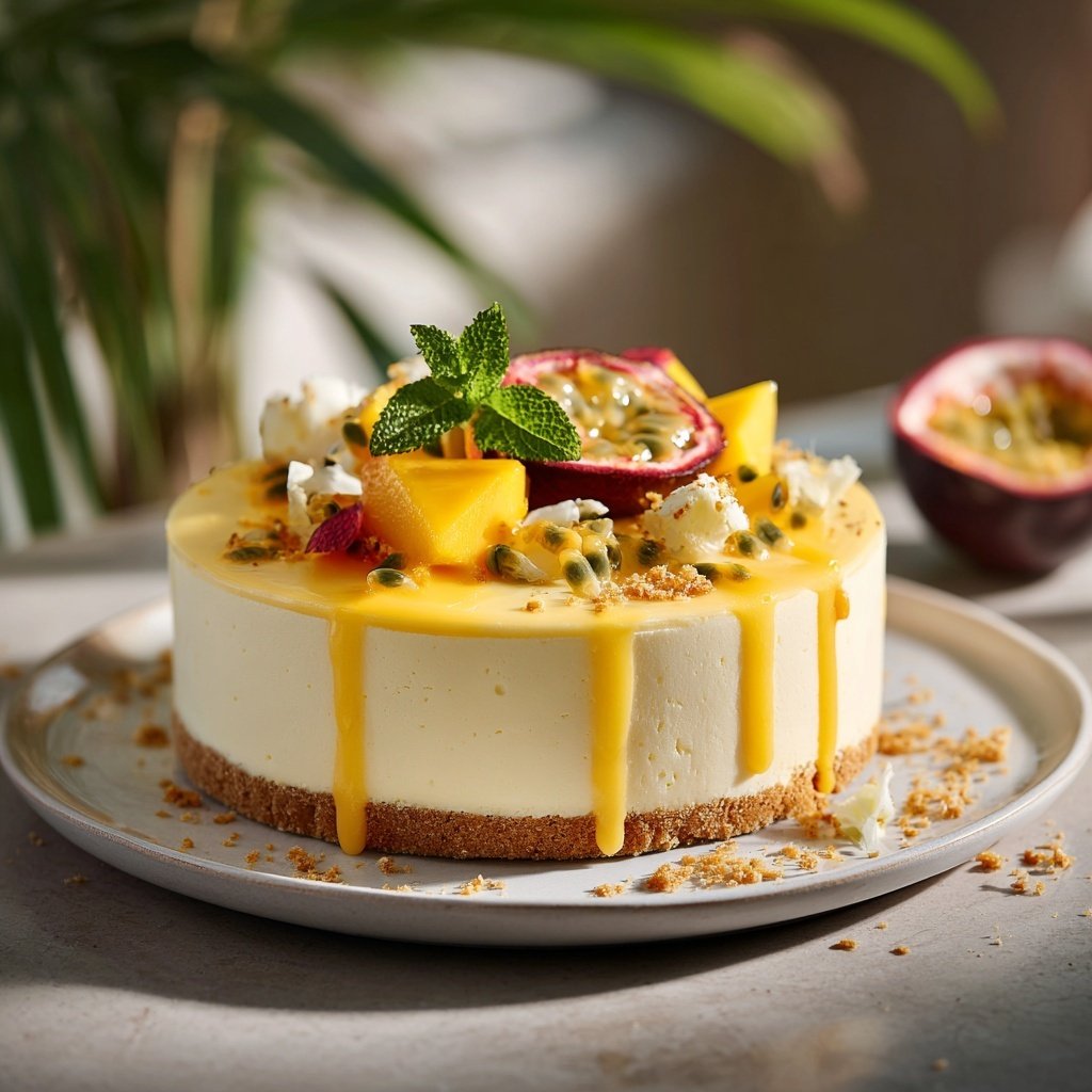 Tropische Vanille-Pudding Tart