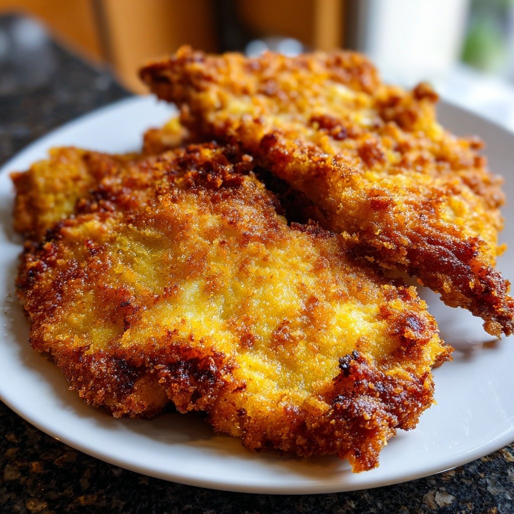 Knuspriges deutsches Schweineschnitzel Genuss