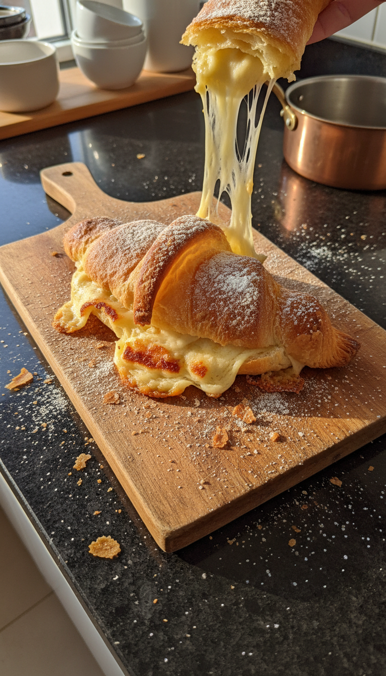 Sauerteig Croissant Grillkäse​