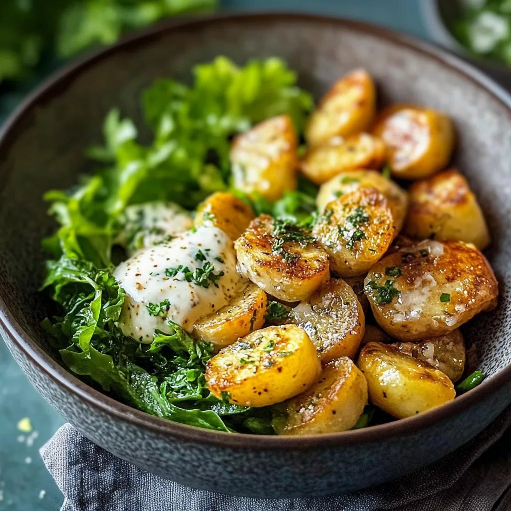Knusprige Caesar-Hähnchen-Bowl